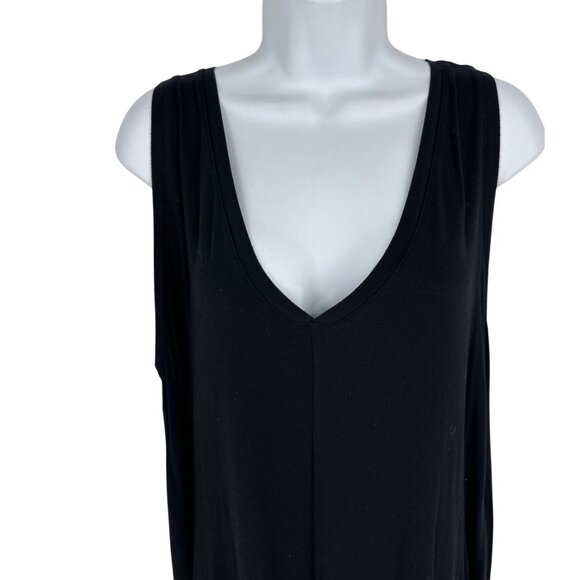 Lane Bryant Black Sleeveless V-Neck Tank Top Women's Size 14/16 - Picture 2 of 7